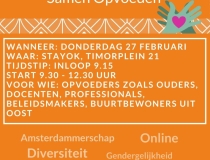 Kick-off Conferentiereeks Samen Opvoeden
